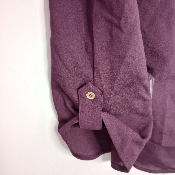 Calvin Klein Purple & Gold Tunic Top - Picture 5 of 9